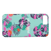 Persoonlijk Flamingo iPhone 8/7 Hoesje (Achterkant (Horizontaal))