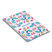 Persoonlijk Floral Patroon voor Folk Art Notitieboek (Rechterzijde)