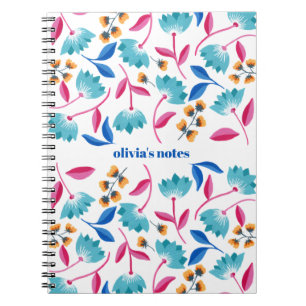 Persoonlijk Floral Patroon voor Folk Art Notitieboek