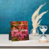 Persoonlijk Floral Proverbs 31 Fotoplaat (Insitu)