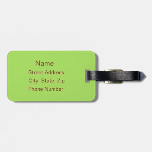 Persoonlijk Football Bagagelabel (Achterkant horizontaal)