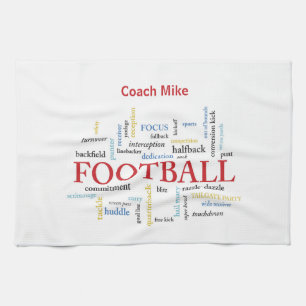 Persoonlijk, Football Coach Dank u in woorden Theedoek