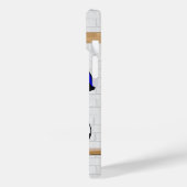 Persoonlijk football en zwart voetbal Jersey Case-Mate iPhone Case (Achterkant / Links)