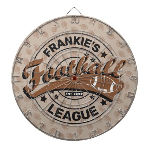 Persoonlijk Football League Player-team Dartbord (Voorkant)