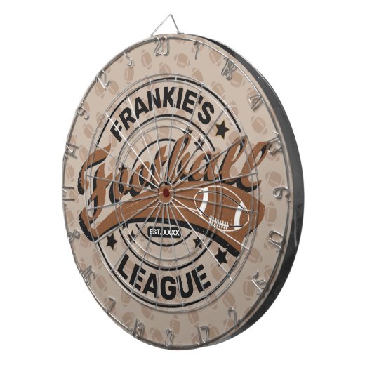 Persoonlijk Football League Player-team Dartbord (Voorkant Rechts)