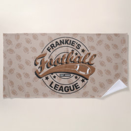 Persoonlijk Football League Player-team Strandlaken