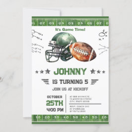 Persoonlijk Football Verjaardag Kaart