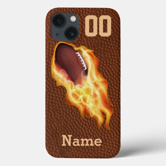Persoonlijk Football voor ontvlamming op school iP Case-Mate iPhone Case (Achterkant)