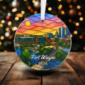 Persoonlijk Fort Wayne-acrylaatornament, Aangepast Ornament