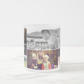Persoonlijk, Foto Aangepaste Vaderdag Matglas Koffiemok (Center)