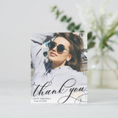 Persoonlijk foto-afstuderen bedankt (Staand voorkant)