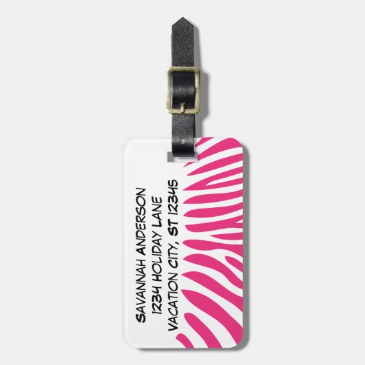 Persoonlijk foto-Bagagelabel Bagagelabel (Voorkant verticaal)