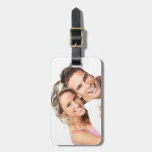 Persoonlijk foto-Bagagelabel Honeymoon Bagagelabel (Voorkant verticaal)
