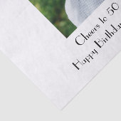 Persoonlijk Foto Birthday Party Tissuepapier (Detail)