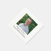 Persoonlijk Foto Birthday Party voor hem of haar Servet (Hoek)