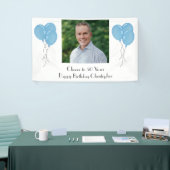 Persoonlijk Foto Birthday Party voor hem of haar Spandoek (Beurs)