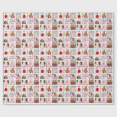 Persoonlijk FOTO Cadeaupapier Kerstmis Instagram (Vlak)