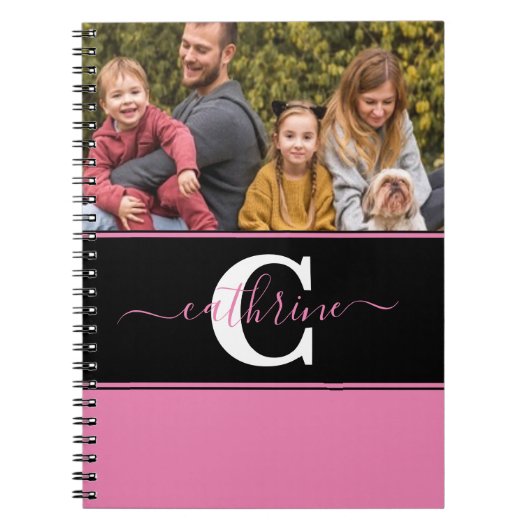 Persoonlijk foto kleurblok notitieboek (Voorkant)