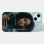 Persoonlijk foto naam schrift Case-Mate iPhone case (Achterkant (horizontaal))