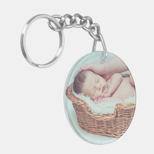 Persoonlijk foto-Sleutelhanger Sleutelhanger (Voorkant Links)