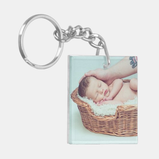 Persoonlijk foto-Sleutelhanger Sleutelhanger (Voorkant Links)