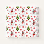 Persoonlijk foto-snowman kerstboek notitieboek (Achterkant)