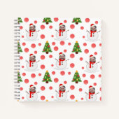 Persoonlijk foto-snowman kerstboek notitieboek (Voorkant)