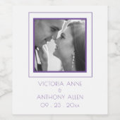 Persoonlijk foto wijnetiket wijn etiket (Enkel label)