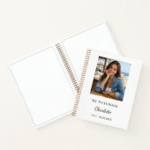 Persoonlijk Foto Wit Schrift Dagboek Notitieboek (Binnen)