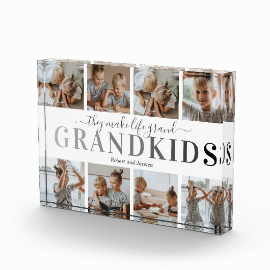 Persoonlijk fotoblok voor kleinkinderen (Rechts)