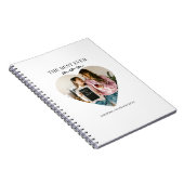 Persoonlijk fotoboek met hart voor de beste moeder notitieboek (Rechterzijde)