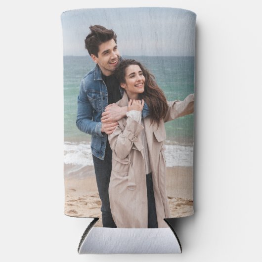 persoonlijk fotocadeau grappige foto cadeaus bier  seltzer blikjeskoeler (Voorkant)