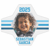 Persoonlijk Fotocadeau Multi Blauwe Strepen Voetbal (Enkel)