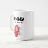 Persoonlijk Fotocadeau voor Moeders Koffiemok (Voorkant links)