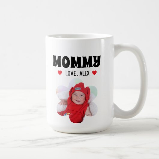 Persoonlijk Fotocadeau voor Moeders Koffiemok (Rechts)