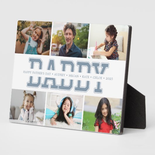 Persoonlijk Fotocadeau voor Papa Fotoplaat (Zijkant)