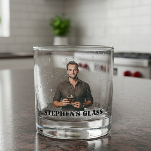 Persoonlijk Fotocadeau Whisky Glas