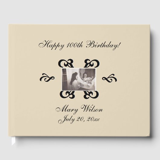 Persoonlijk fotogastboek gastenboek (Voorkant)