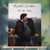 Persoonlijk Fotohuwelijksfeest Acryl Bord (Neutraal)