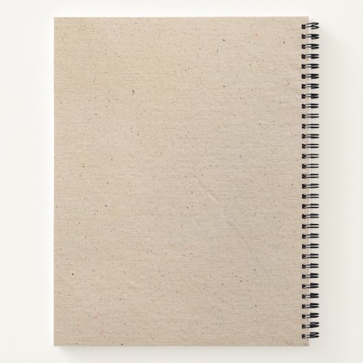 Persoonlijk Fotokladboek met Landelijke Vintage Pa Notitieboek (Achterkant)