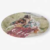 Persoonlijk Fotoliefdesschrift Papieren Bordje (Gekanteld)