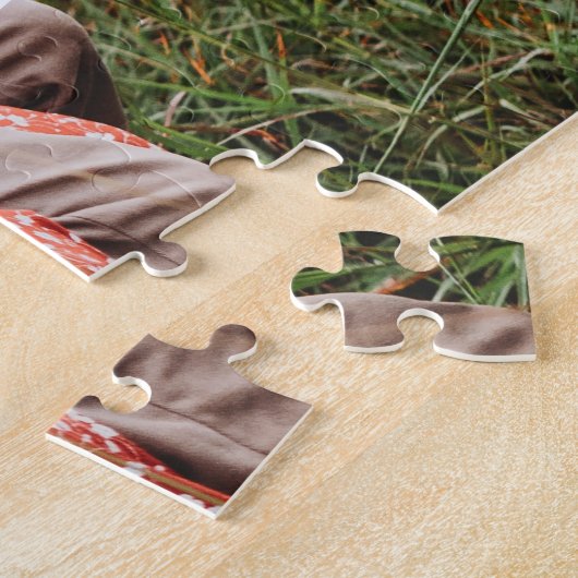 Persoonlijk fotoliefdesscript legpuzzel (Zijkant)