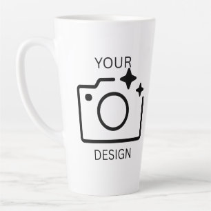 Persoonlijk Fotologo Verjaardagscadeau Zakelijk Latte Mok
