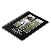 Persoonlijk Fotomonogram Notitieboek (Linkerzijde)