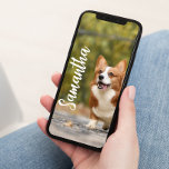 Persoonlijk fotoMonogram telefoonmodepapier Poster<br><div class="desc">Dit ontwerp kan worden gepersonaliseerd door de Edit optie van het Ontwerp te kiezen. Je kunt ook overdragen naar andere objecten. Om uw stijl van telefoon het best te passen, kunnen de grootte van het afbeelding en de grafiek na aankoop en alvorens te downloaden worden veranderd. Neem contact met me...</div>