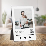 Persoonlijk fotopaar-liefdeslied fotoplaat<br><div class="desc">Persoonlijke Couple Photo Love Song Plaque. Aangepast romantisch cadeau voor vriendin,  jubileum of Valentijnsdag.</div>