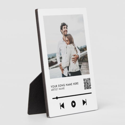 Persoonlijk fotopaar-liefdeslied fotoplaat (Zijkant)