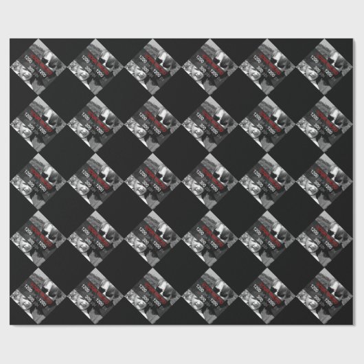 Persoonlijk fotopapier voor opvulling cadeaupapier (Vlak)