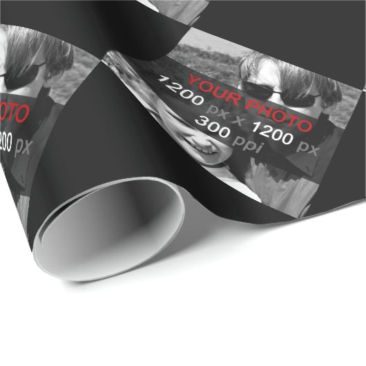 Persoonlijk fotopapier voor opvulling cadeaupapier (Rol Hoek)