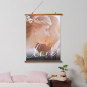 Persoonlijk Fotoschrift Liefde Hangend Wandkleed (Slaapkamer)